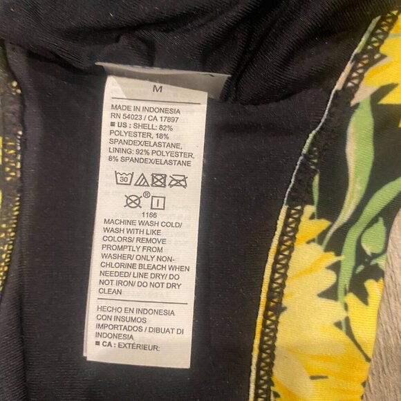 Old Navy Sunflower Print Swimsuit Bikini Top - Picture 5 of 5